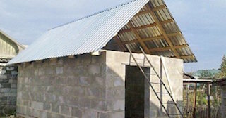 Строительство бани из пеноблоков в Анжеро-Судженске - цена от 135512 рублей